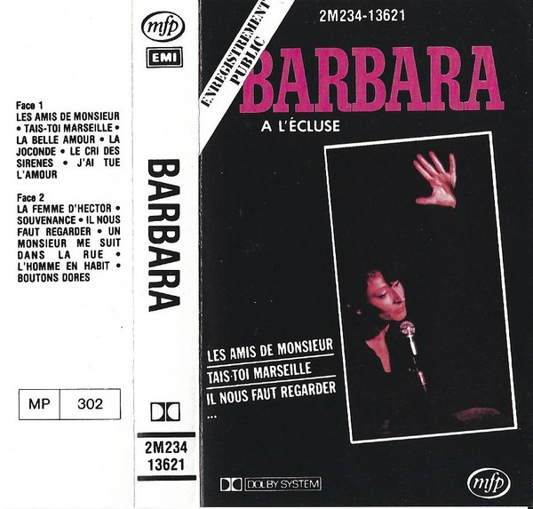 Barbara – Barbara À L'Écluse (1959, Vinyl) - Discogs