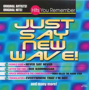 Various - Just Say New Wave! album cover