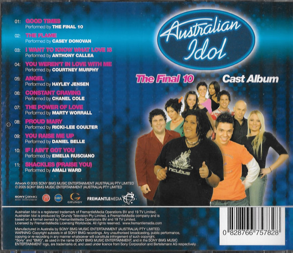 Album herunterladen Australian Idol - The Final 10 Cast Album