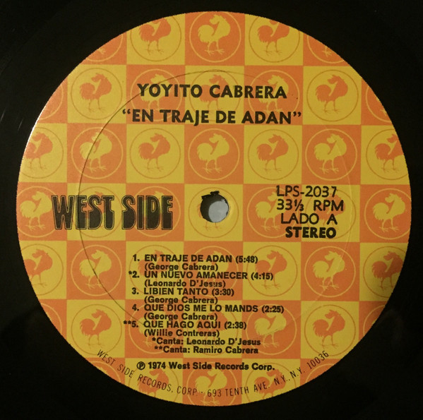 ladda ner album Yoyito Cabrera - En Traje De Adan