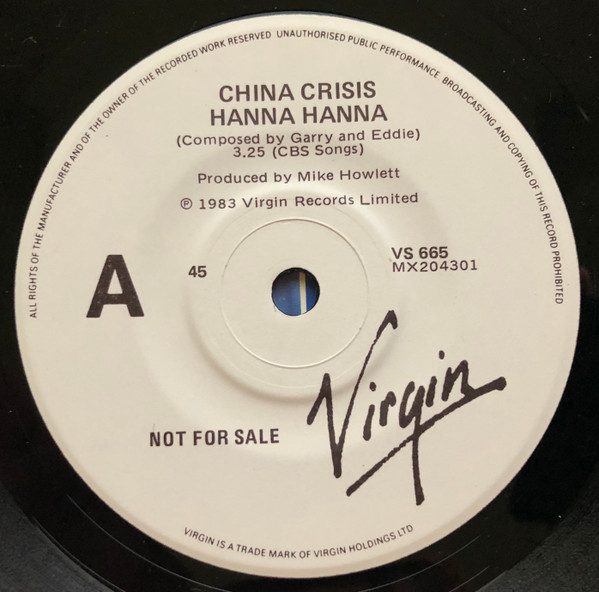 ladda ner album China Crisis - Hanna Hanna