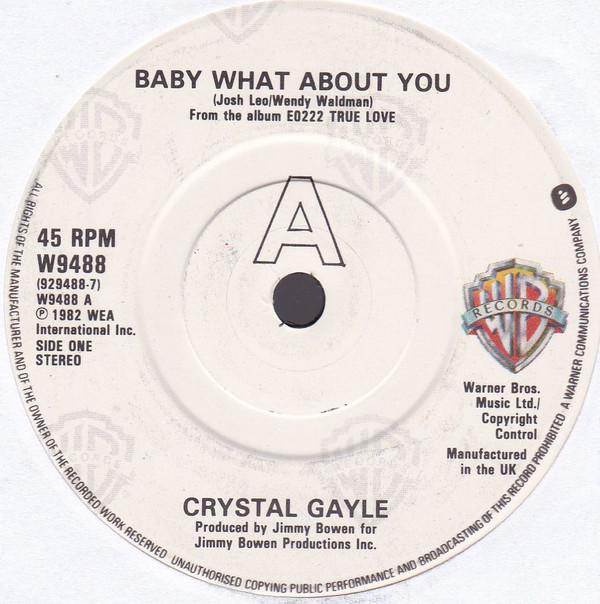 last ned album Crystal Gayle - Baby What About You