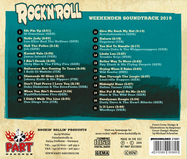 lataa albumi Various - RocknRoll Weekender 2019 20th Anniversary