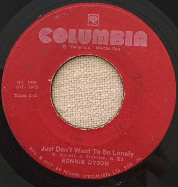 Ronnie Dyson - Just Don't Want To Be Lonely / Point Of No Return