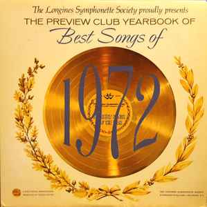 The Longines Symphonette - The Preview Club Yearbook of Best Songs of 1972 album cover