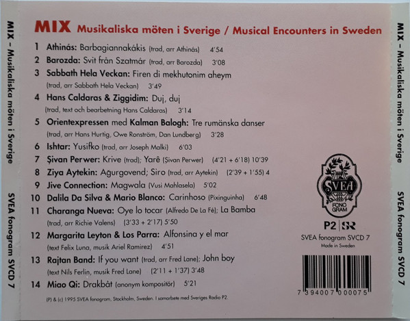 baixar álbum Various - Mix Musikaliska Möten I Sverige