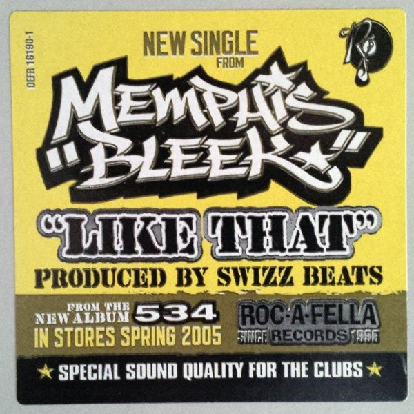 Memphis Bleek – Like That (2005, Vinyl) - Discogs