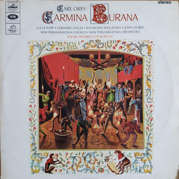 Carmina Burana, Cantiones Profanae cover