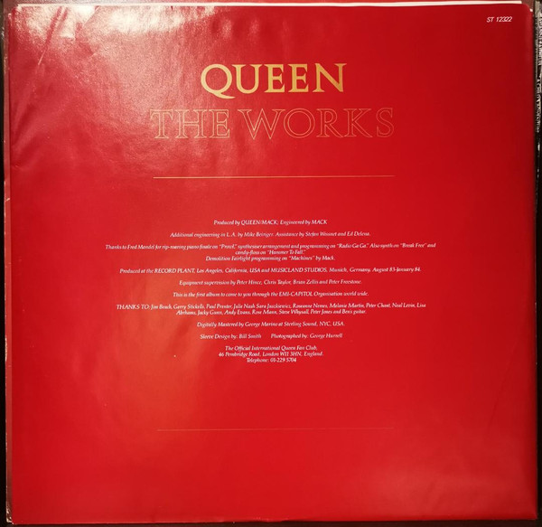 Queen – The Works (1984, Vinyl) - Discogs