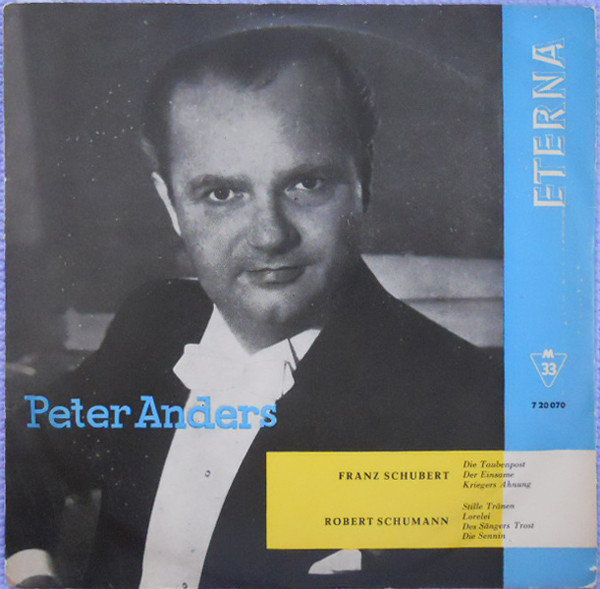 last ned album Peter Anders , Franz Schubert, Robert Schumann - Peter Anders