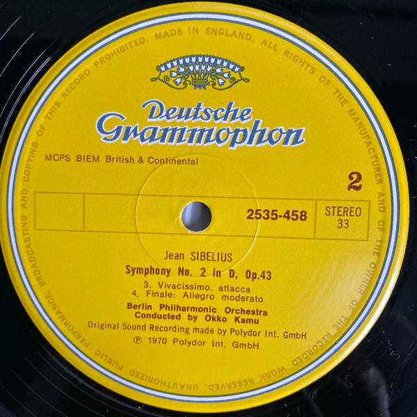 baixar álbum Jean Sibelius Berliner Philharmoniker Okko Kamu - Symphonie Nr 2 D dur In D Major En Ré Majeur Op 43