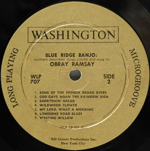 Album herunterladen Obray Ramsey - Blue Ridge Banjo Southern Mountain Folk Songs