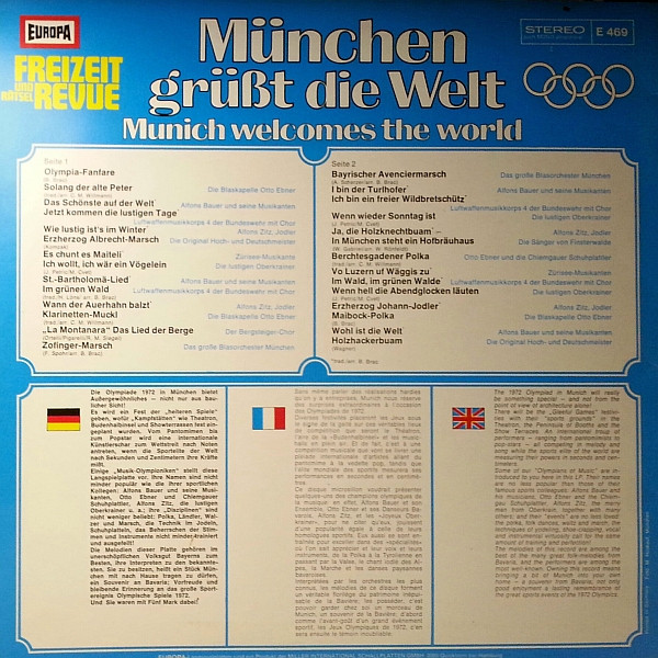 ladda ner album Various - München Grüßt Die Welt