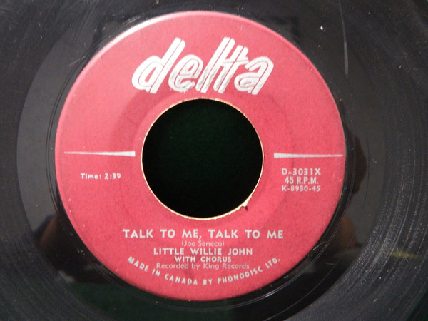 Little Willie John – Talk To Me, Talk To Me / Spasms (1958, Vinyl