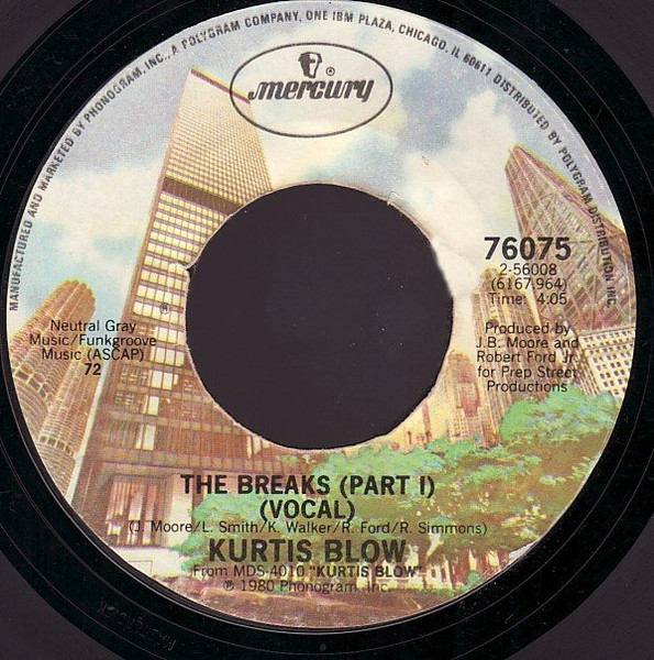 Kurtis Blow - The Breaks | Releases | Discogs