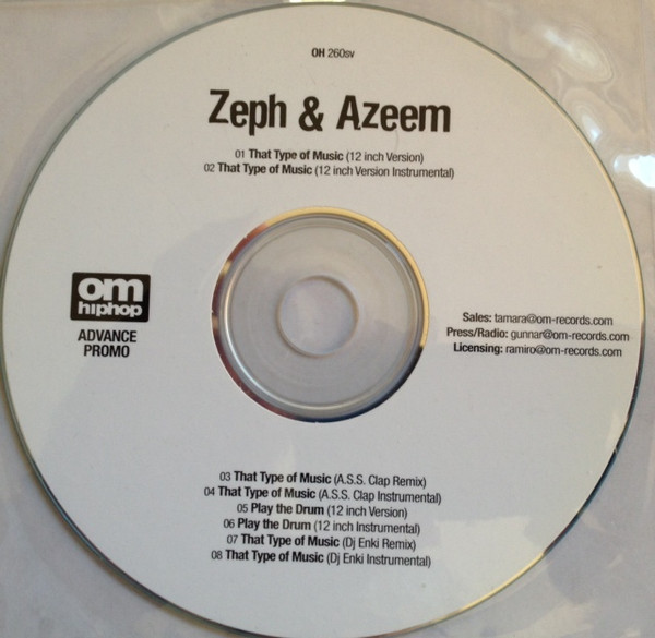 last ned album Zeph & Azeem - That Type Of Music