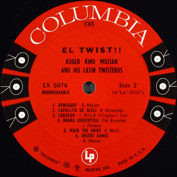 Album herunterladen Download Roger King Mozian And His Latin Twisteros - El Twist album