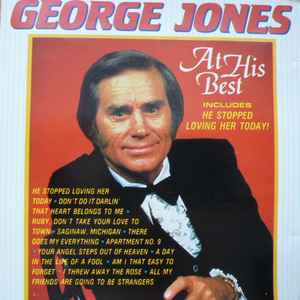 George Jones (2) - At His Best album cover