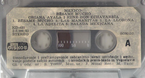lataa albumi Oriana Ayala, Réne Bon Echavarría - Mexico Besame Mucho