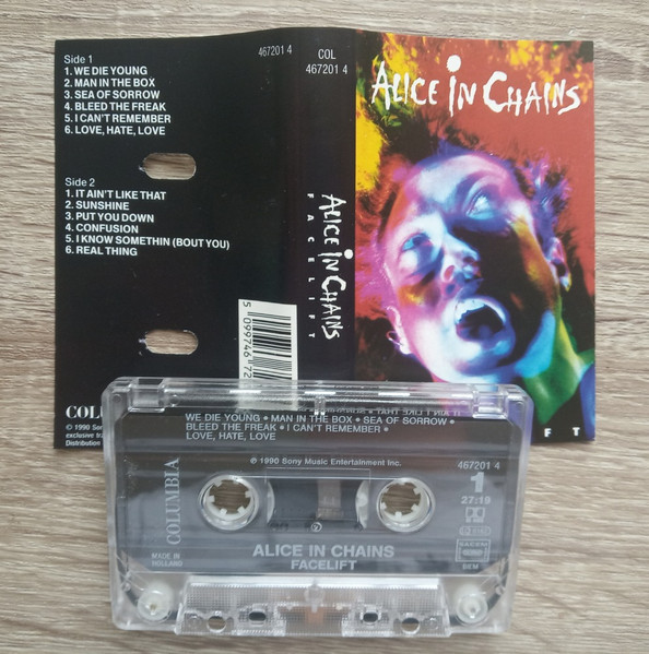 Alice In Chains Facelift 1990 Cassette Discogs