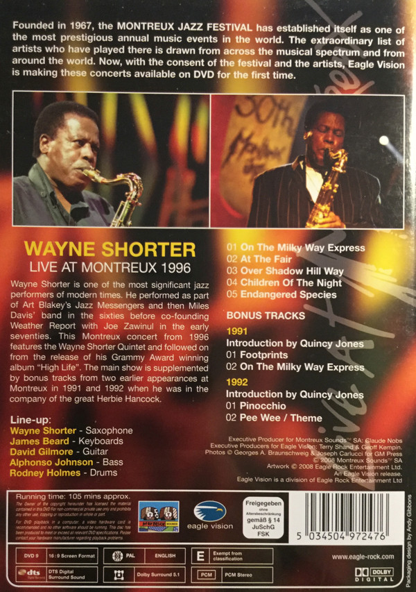 Album herunterladen Wayne Shorter - Live At Montreux 1996