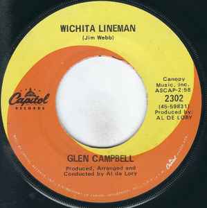 Wichita Lineman / Fate Of Man - Glen Campbell