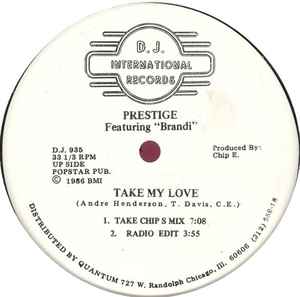 Prestige (5) - Take My Love album cover