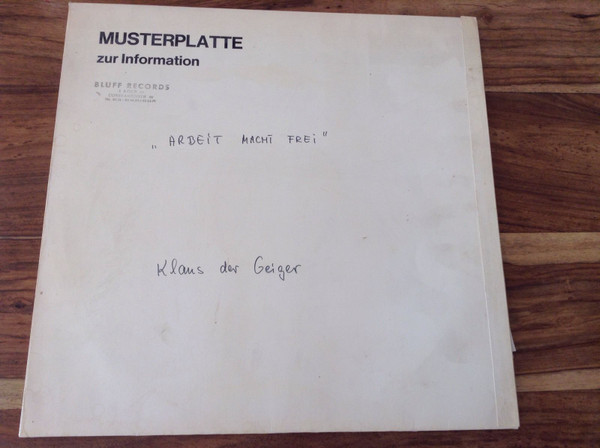 baixar álbum Klaus Der Geiger - Arbeit Macht Frei
