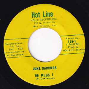 June Gardner – 99 Plus 1 / Mustard Greens (1965, Vinyl) - Discogs