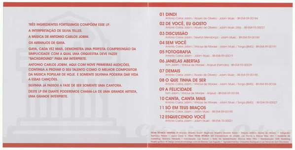 baixar álbum Silvia Telles - Amor De Gente Moça Musicas De Antonio Carlos Jobim