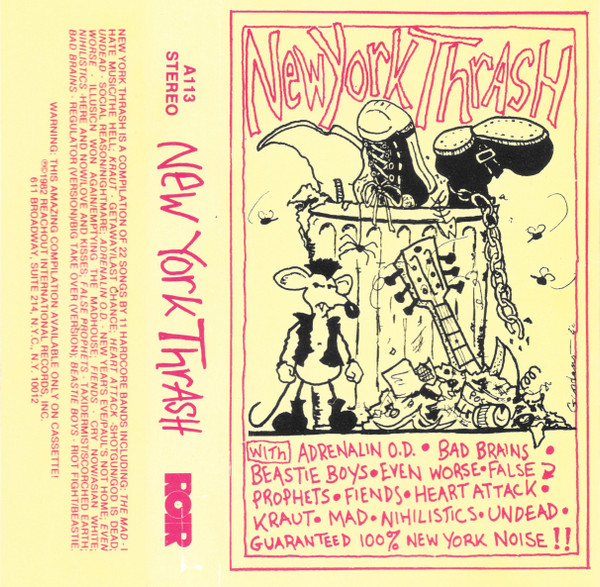 New York Thrash (1982, Red Shell, Cassette) - Discogs