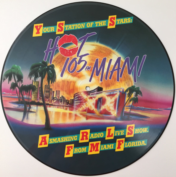 vegetariano escaramuza Comunista Hot 105 FM Miami - Radio Station Mix (1987, Vinyl) - Discogs