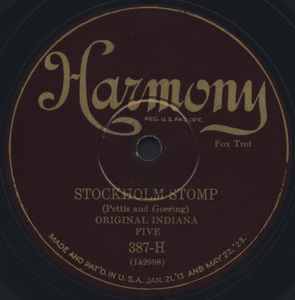 Original Indiana Five - Stockholm Stomp / The Chant album cover