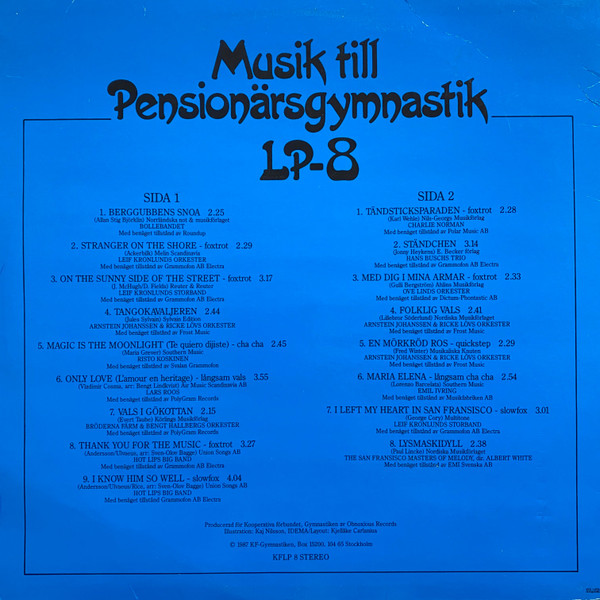 baixar álbum Various - Musik Till Pensionärsgymnastik