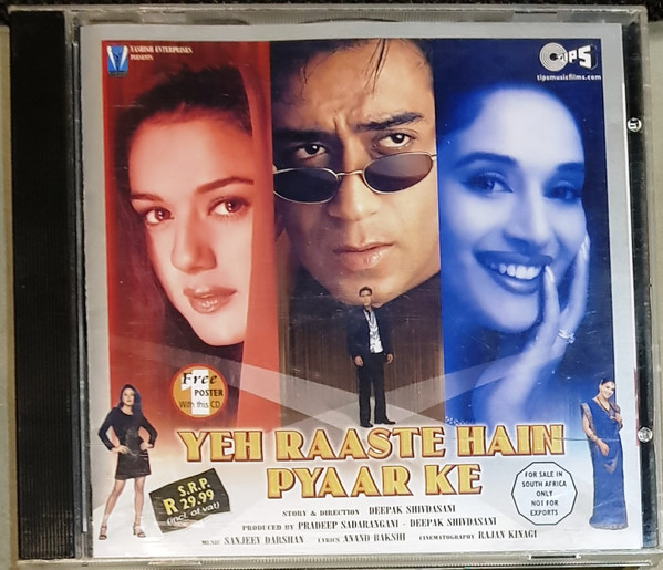 Sanjeev Darshan, Anand Bakshi – Yeh Raaste Hain Pyaar Ke (1998, CD