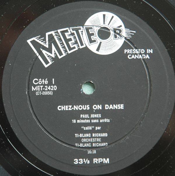 Ti-Blanc Richard - Chez Nous, On Danse | Meteor (MET-2420) - 3