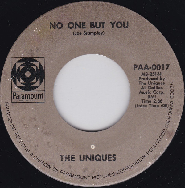 last ned album The Uniques - Eunice No One But You