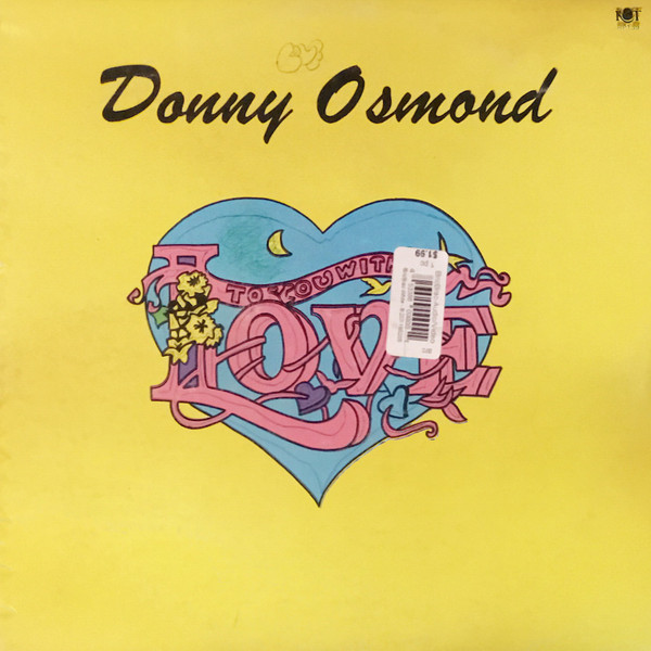 Donny Osmond - To You With Love, Donny | Releases | Discogs