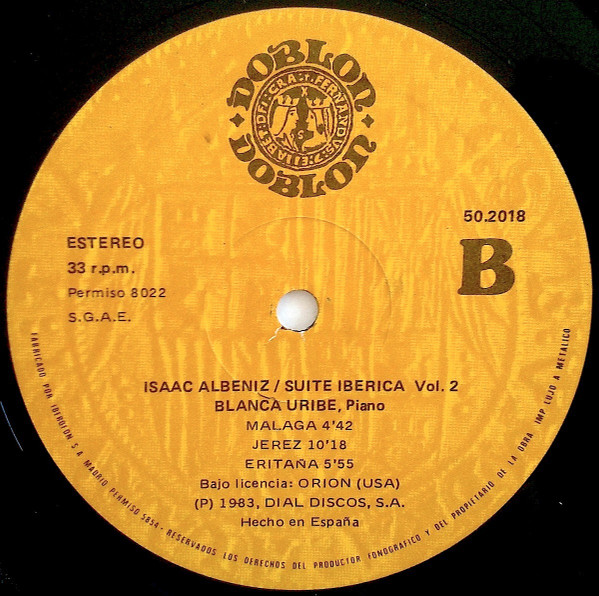 baixar álbum Albéniz Blanca Uribe - Suite Iberia Vol 1