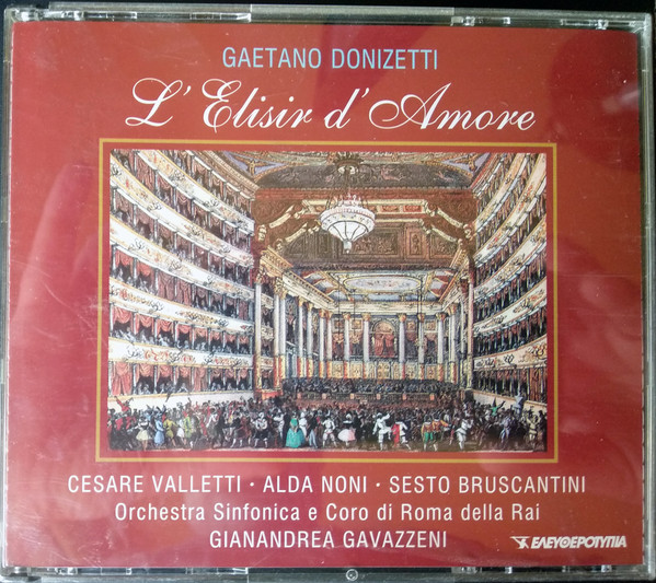 Gaetano Donizetti – L' Elisir D' Amore (1991, CD) - Discogs