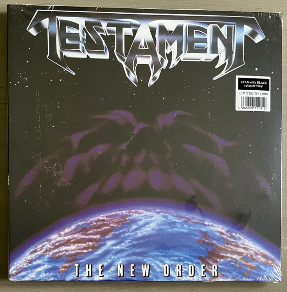 Testament – The New Order (2024, Cyan/Black Splatter, Vinyl) - Discogs