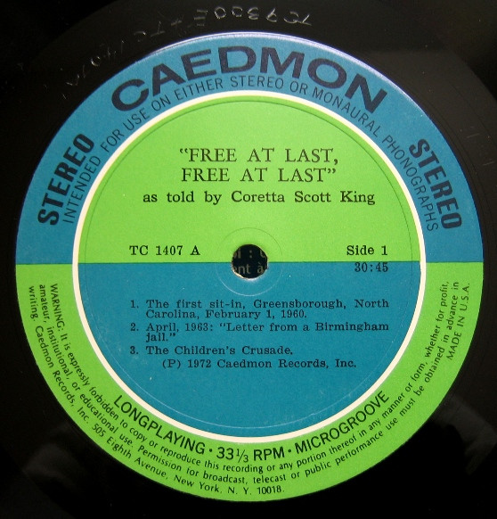 last ned album Coretta Scott King - Free At Last Free At Last His Truth Is Marching On
