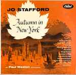 Jo Stafford – Autumn In New York (1981, Vinyl) - Discogs