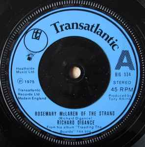 Richard Digance - Rosemary McLaren Of The Strand album cover