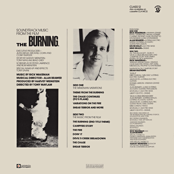 Rick Wakeman - The Burning (The Original Soundtrack Music From The Film) | Charisma (CLASS 12) - 2