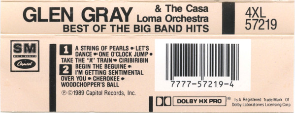 Album herunterladen Glen Gray & The Casa Loma Orchestra - Best Of The Big Band Hits