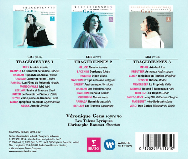 lataa albumi Véronique Gens - Tragédiennes 1 3 From Lully To Saint Saëns
