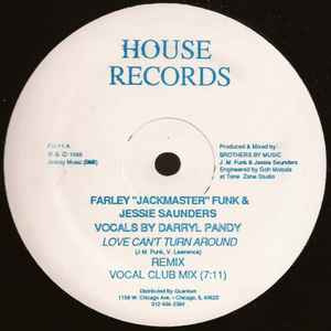 Farley "Jackmaster" Funk - Love Can't Turn Around (Remix) album cover