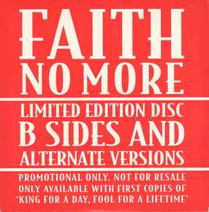 Faith No More - B Sides And Alternate Versions album cover