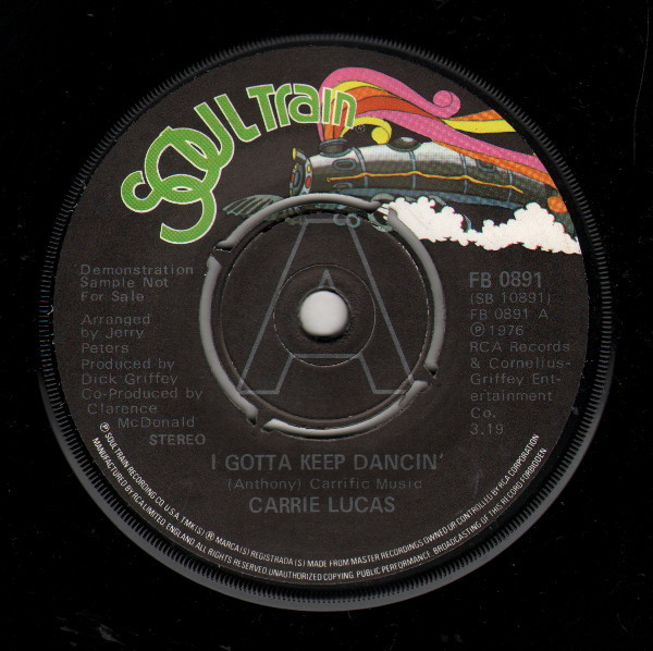 Carrie Lucas – I Gotta Keep Dancin' (1977, Vinyl) - Discogs